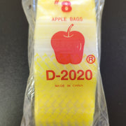 Yellow Best Original Apple Bags 2" x 2"