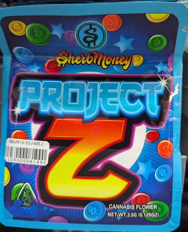 Smell proof Project Z Mylar bags from The Baggie Store, 50-pack with resealable closure for secure storage and freshness.
