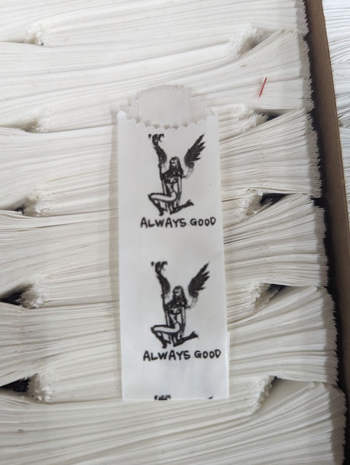 Vellum glassine stamp wax paper envelope bags by Stamp Collectors, moisture-resistant wax bags for safe stamp storage.