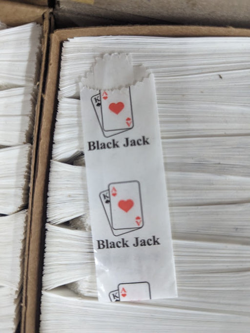 Vellum Glassine Stamp Wax Paper Envelope Bags- BLACK JACK - TBS Supply Co