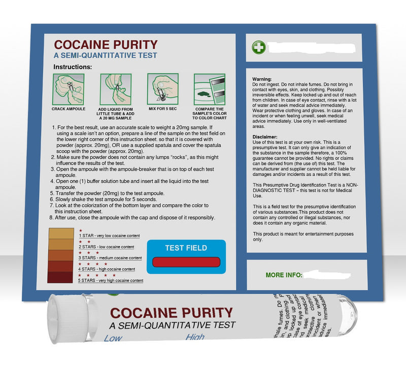 Cocaine Purity Test Kit - TBS Supply Co