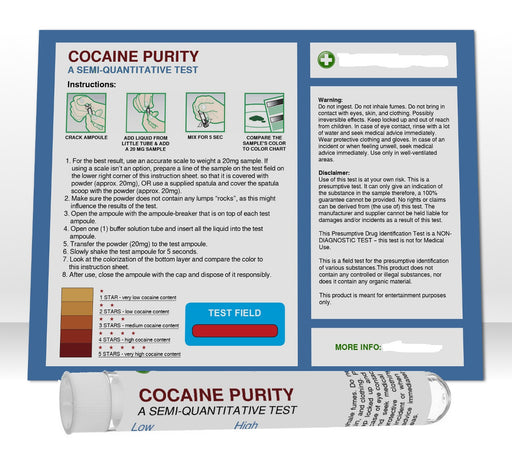 Cocaine Purity Test Kit - TBS Supply Co