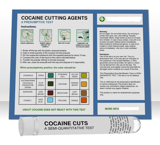 Cocaine Cuts Test Kit - TBS Supply Co