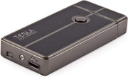 Tesla Coil Lighters™ USB rechargeable windproof arc lighter with electric coil design, ideal for lighting candles and outdoor use.