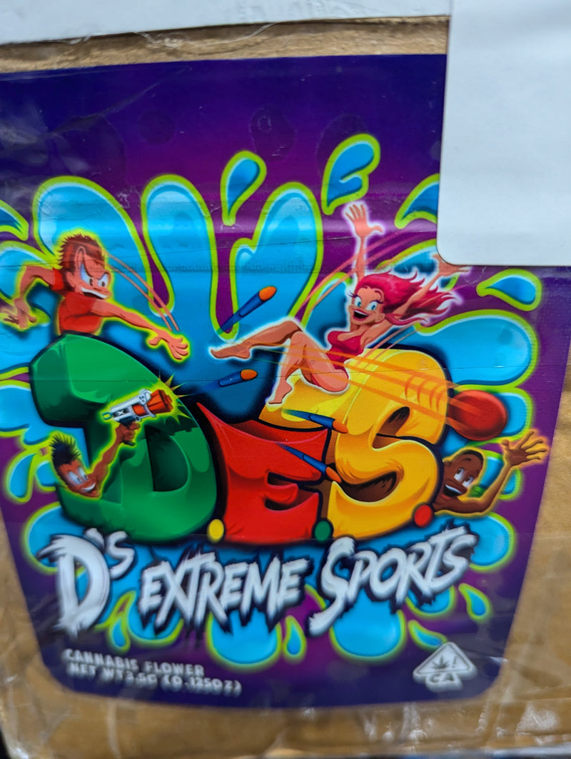 Smell-proof plastic bags in a pack of 50 from D's Extreme Sports by The Baggie Store, ideal for discreet storage.