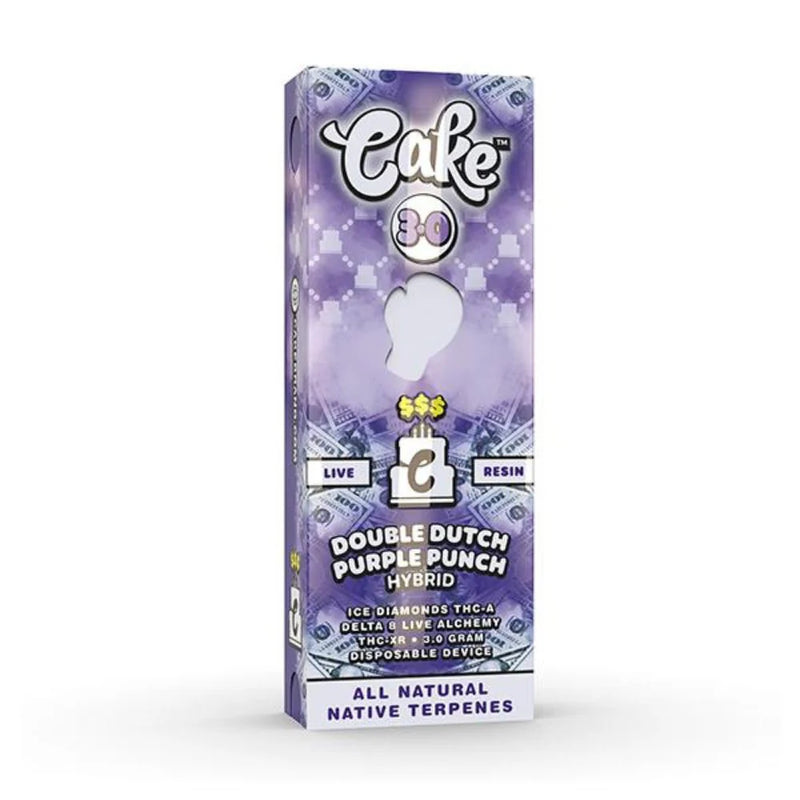 Cake Moneyline 3G THC blend disposable vape pen with black mouthpiece and sleek design, ideal for cannabis concentrate vaping.