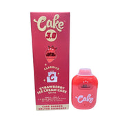 Cake Badder Melted Diamonds Blend disposable vape, 3G, featuring sleek design and colorful branding on the device.