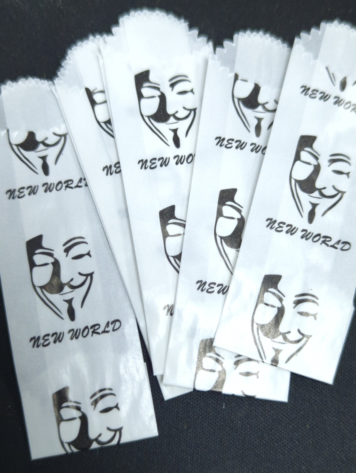 Vellum Glassine Stamp Wax Paper Envelope Bags by Stamp Collectors, moisture-resistant wax bags for stamp storage and collection.