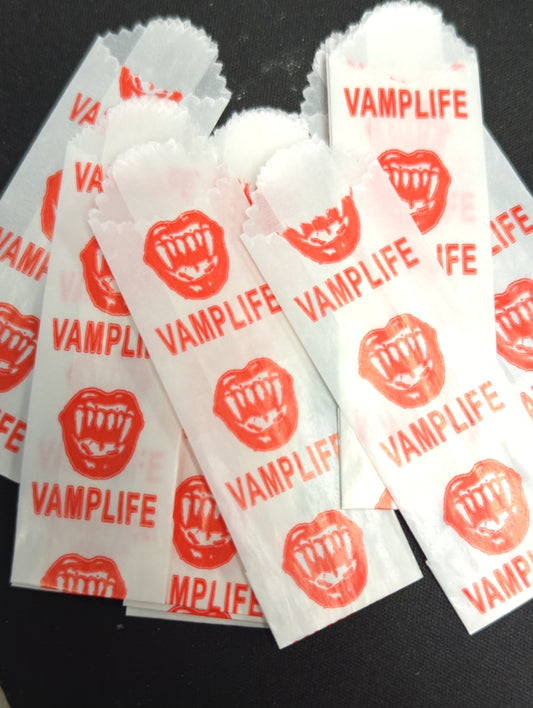 VAMPLIFE vellum glassine wax paper envelope bags for stamps, moisture-resistant Stamp Collectors Wax Bags, transparent and durable.