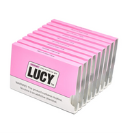 LUCY Lucy Nicotine Gum 4MG, 10-count sleeve, sugar-free chewing gum for nicotine craving relief.