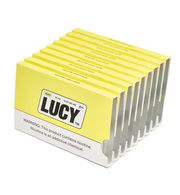 LUCY Lucy Nicotine Gum 6MG in a 10-count sleeve, showing individual gum pieces and packaging for nicotine replacement.
