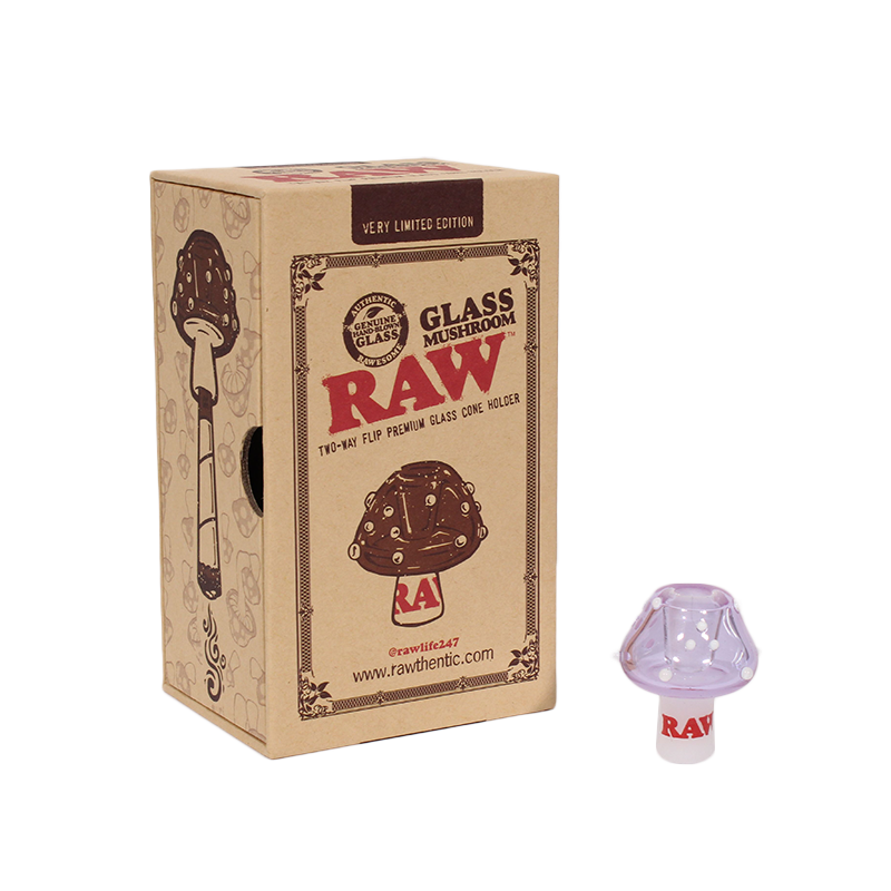 RAW Glass Mushroom Cone Holder - TBS Supply