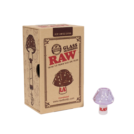 RAW Glass Mushroom Cone Holder - TBS Supply