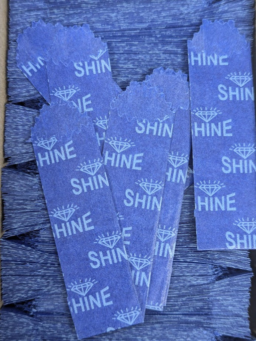 BLUE SHINE - Vellum Glassine Stamp Wax Paper Envelope Bags - The Baggie Store