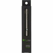The Kind Pen Twist 510 thread vaporizer battery, compact black design with adjustable voltage dial, for vaping cartridges.