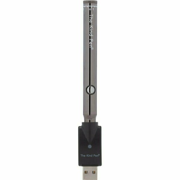 The Kind Pen Twist 510 Thread Battery vaporizer with adjustable voltage and sleek black design.