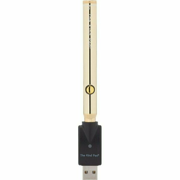 The Kind Pen Twist 510 Thread Vaporizer battery showing a sleek black cylindrical design with a twist mechanism for adjusting voltage.