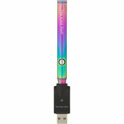The Kind Pen Twist 510 Thread Vaporizer battery showing a sleek black design with adjustable voltage control.