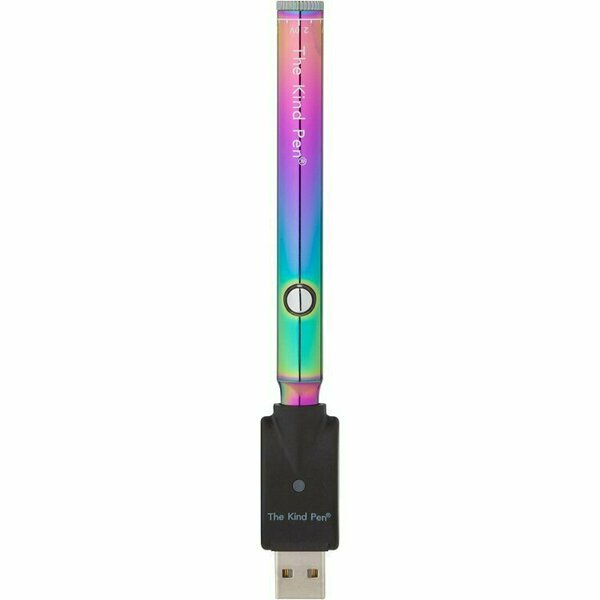 The Kind Pen Twist 510 Thread Vaporizer battery showing a sleek black design with adjustable voltage control.