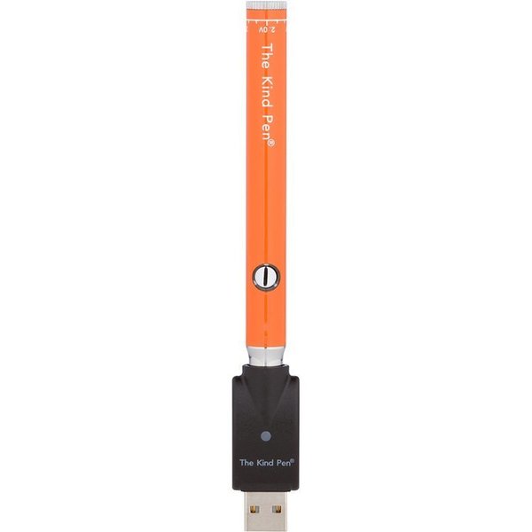 Black Twist 510 thread vaporizer battery by The Kind Pen, featuring a sleek design and adjustable voltage control.