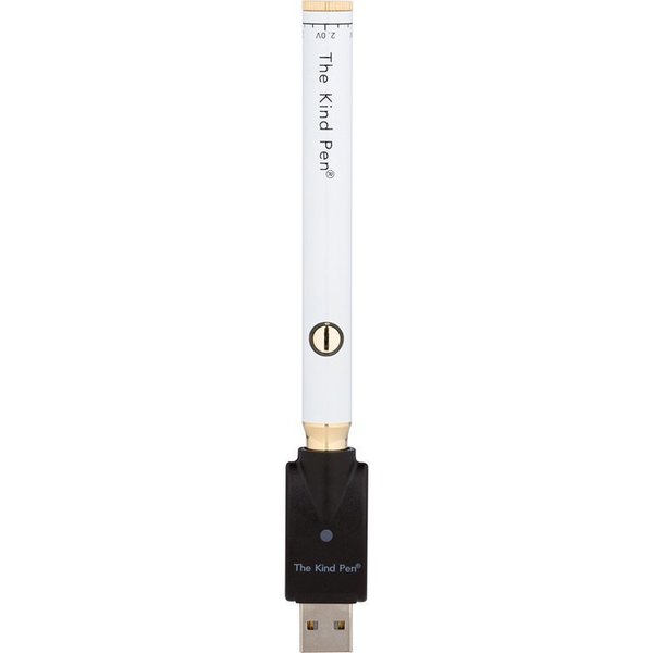 The Kind Pen Twist 510 Thread Battery vaporizer with adjustable voltage and sleek black design.