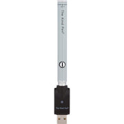 The Kind Pen Twist 510 Thread Battery vaporizer with a sleek cylindrical design and silver finish.