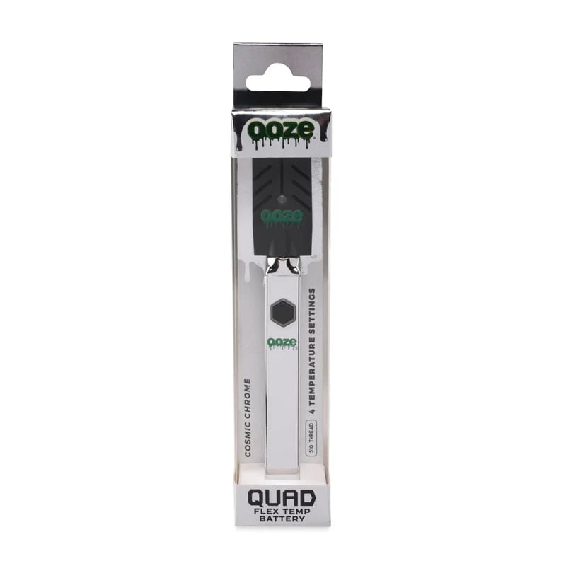 Ooze Quad 510 Thread 500 mAh Square Vape Pen Battery