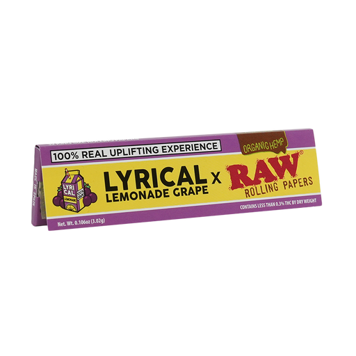 Raw Lyrical Lemonade Grape King Size Wide - The Baggie Store