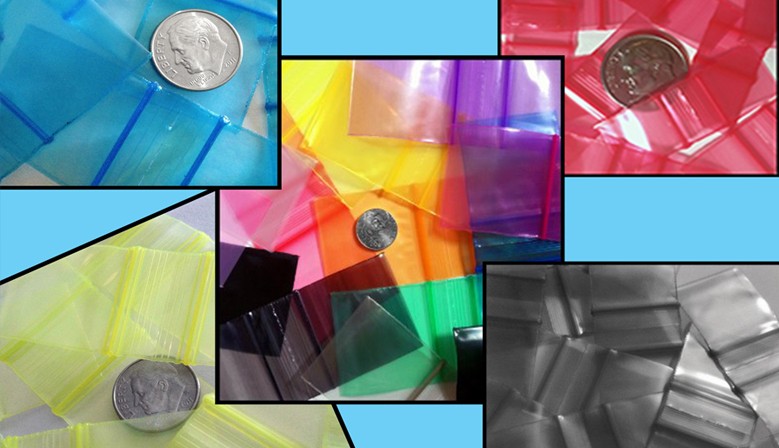 Size 1212 Original Apple Bags from The Baggie Store, 1/2" x 1/2" dimension, clear plastic storage bags shown in the image.