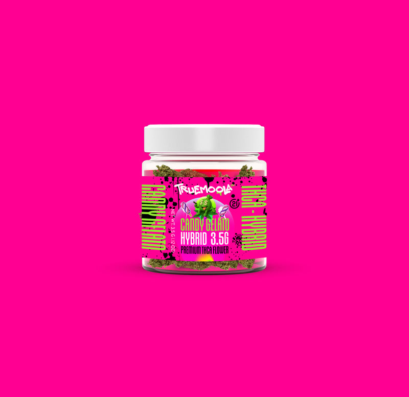 TRUEMOOLA THCA Flower 3.5g – Candy Gelato (Hybrid)