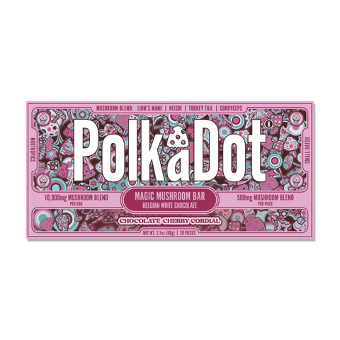 PolkaDot Chocolate Cherry Cordial Chocolate Bar