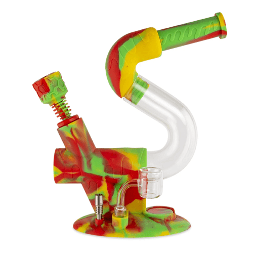 Ooze Swerve Silicone Water Pipe & Nectar Collector - TBS Supply Co