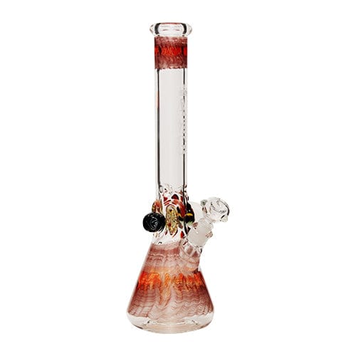 AMG 18" Glass Beaker Bong w/ Accents (7mm Thick) - TBS Supply Co