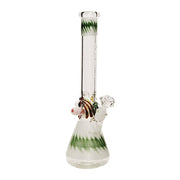 AMG 18" Glass Beaker Bong w/ Accents (7mm Thick) - TBS Supply Co