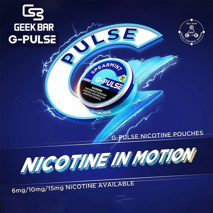 Geek Bar G-Pulse Nicotine Pouches - TBS Supply Co