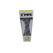 LiT Glass 3" Hand Pipe - TBS Supply Co