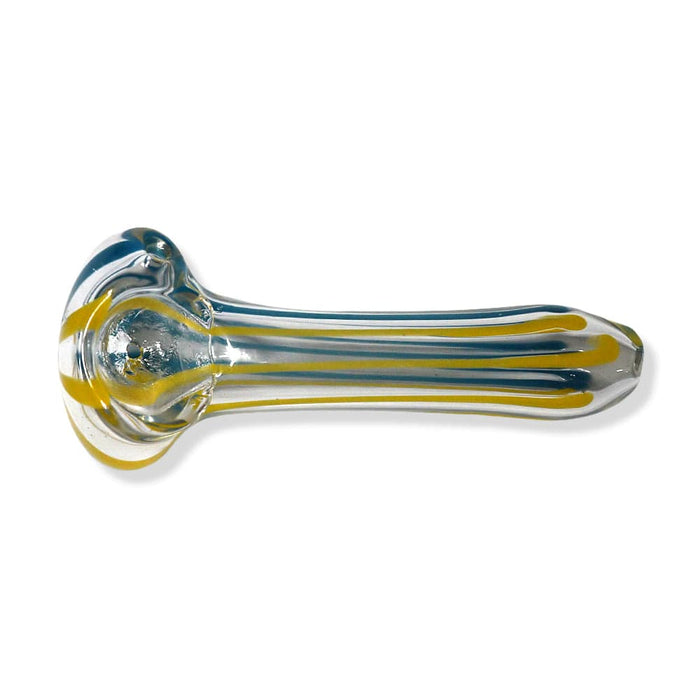 Color Mini Glass Hand Pipe w/ Stripes