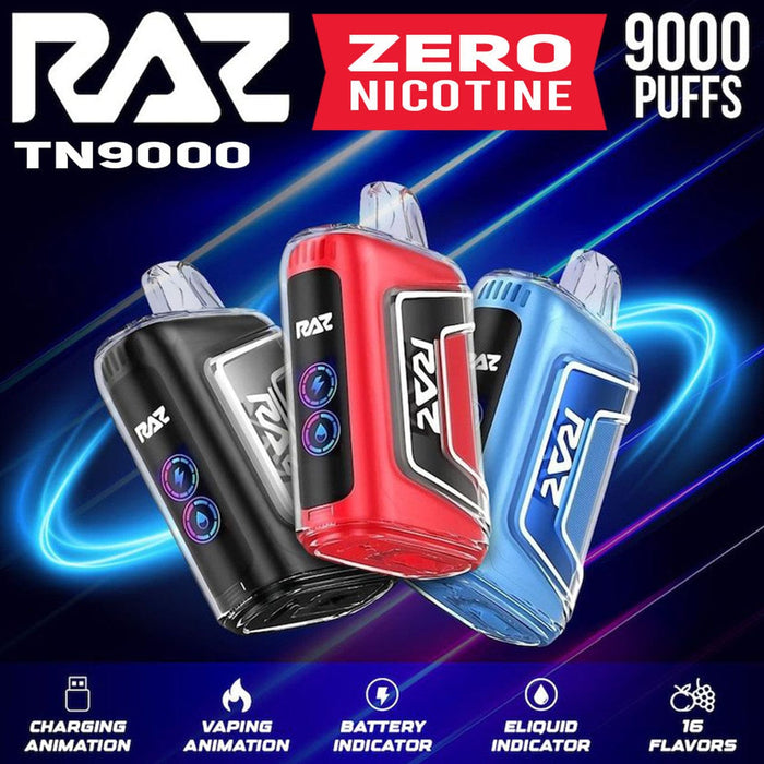 RAZ TN9000 Disposable Vape (5%, 9000 Puffs)