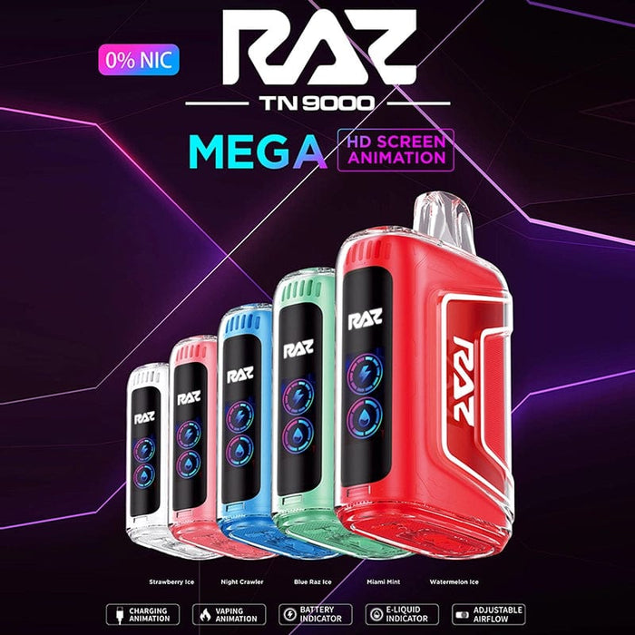 RAZ TN9000 Disposable Vape (5%, 9000 Puffs)