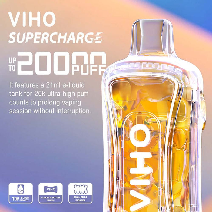 VIHO Supercharge 20000 Disposable Vape (5%, 20000 Puffs)