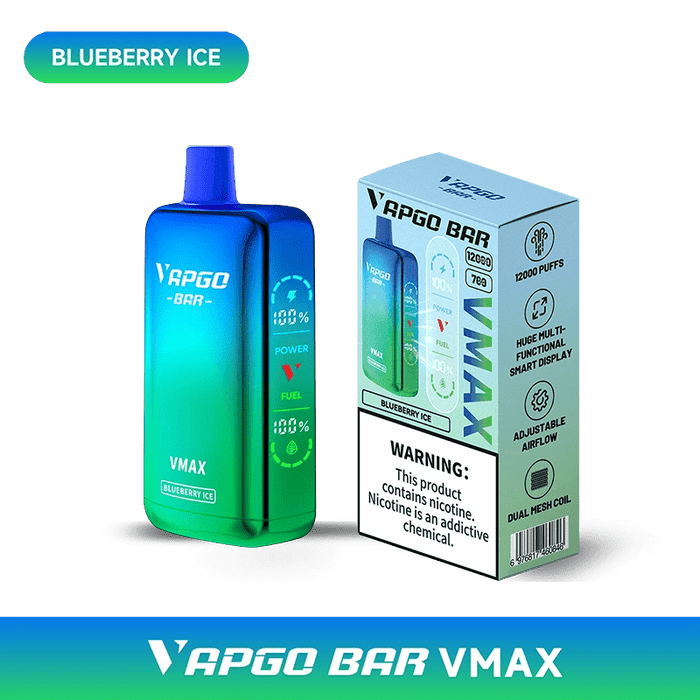VAPGO BAR Vmax Disposable Vape  (5%, 12000 Puffs)