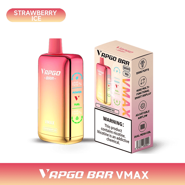 VAPGO BAR Vmax Disposable Vape  (5%, 12000 Puffs)
