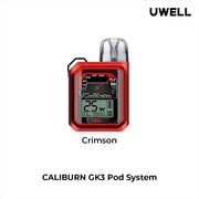 Uwell Caliburn GK3 25W Pod Kit - TBS Supply Co