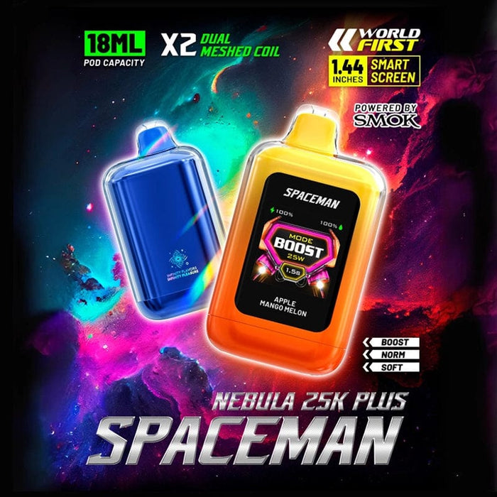 Spaceman Nebula 25K Plus Disposable Vape  (5%, 25000 Puffs)