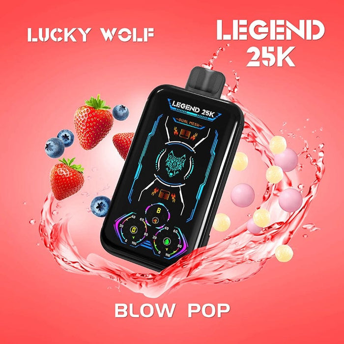 SnowWolf Lucky Wolf Legend 25K Disposable Vape (5%, 25000 Puffs)