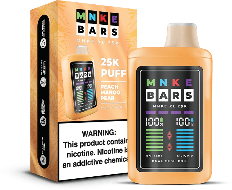 MNKE Bars XL 25K Disposable Vape (5%, 25000 Puffs)