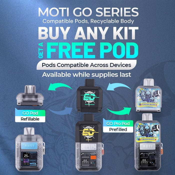 MOTI GO Max 25W Pod Kit - TBS Supply Co