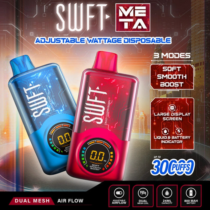 SWFT Meta 30000 Disposable Vape (5%, 30000 Puffs)