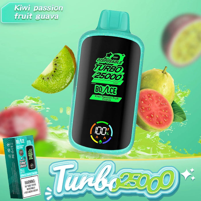 Bounce Turbo 25000 Disposable Vape (5%, 25000 Puffs)