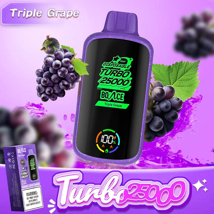 Bounce Turbo 25000 Disposable Vape (5%, 25000 Puffs)